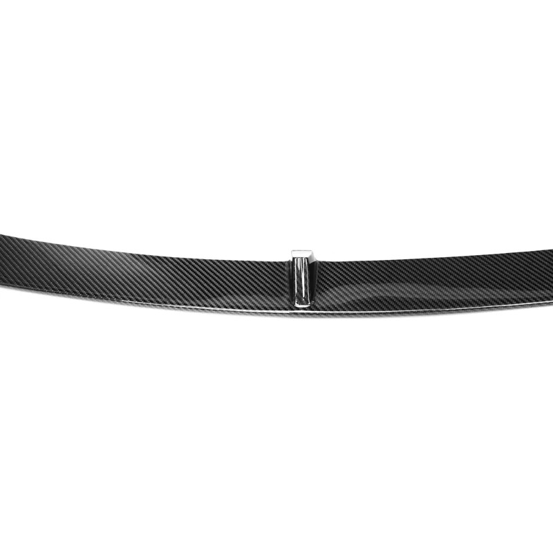 Glossy Black Rear Front Bumper Lip Trim Dry Carbon Fiber V-Style Exterior Accessory for Model Y Front Lip Protector Splitter
